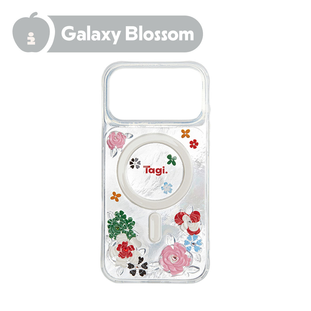 Tagi. Shining Blossom Magnetic Phone Case and Grip Holder