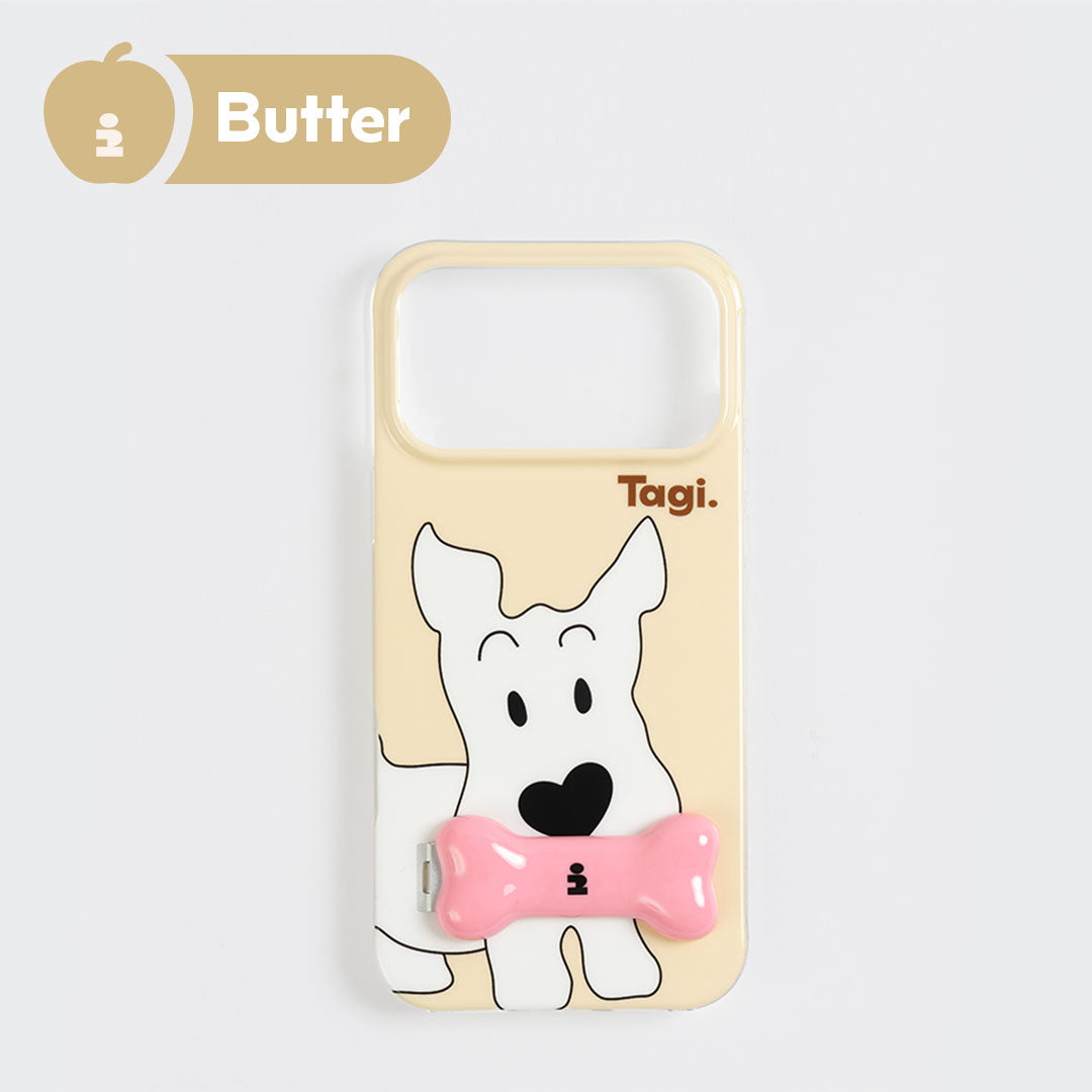 Tagi. Haha Little tail metal bracket phone case