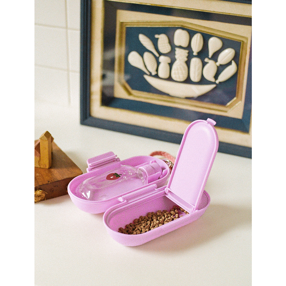 Tagi. Inspire Strawberry Portable Pet Bowl