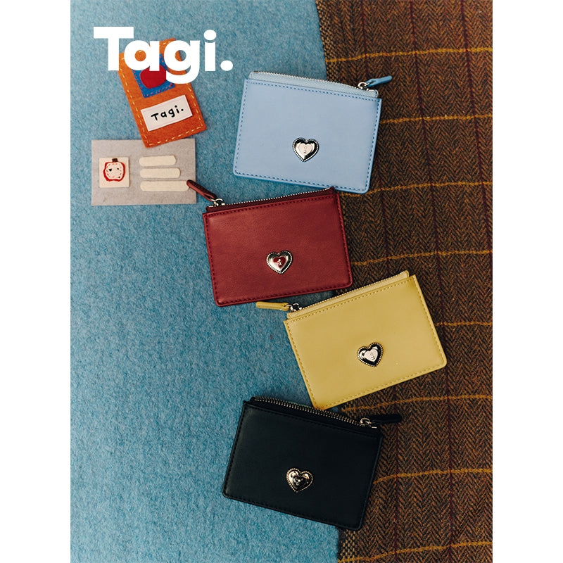 Tagi. Cream Bulging Love Card Holder