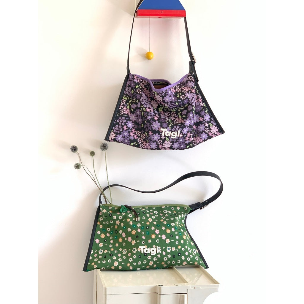 Tagi. Edge Jacquard Shoulder Bag