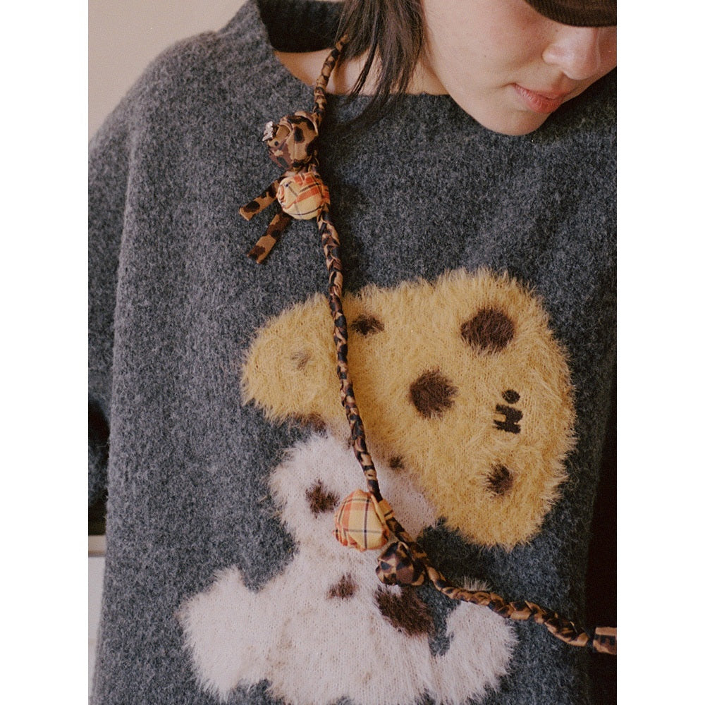 Tagi. Floral Roll-Roll Woven Phone Lanyard