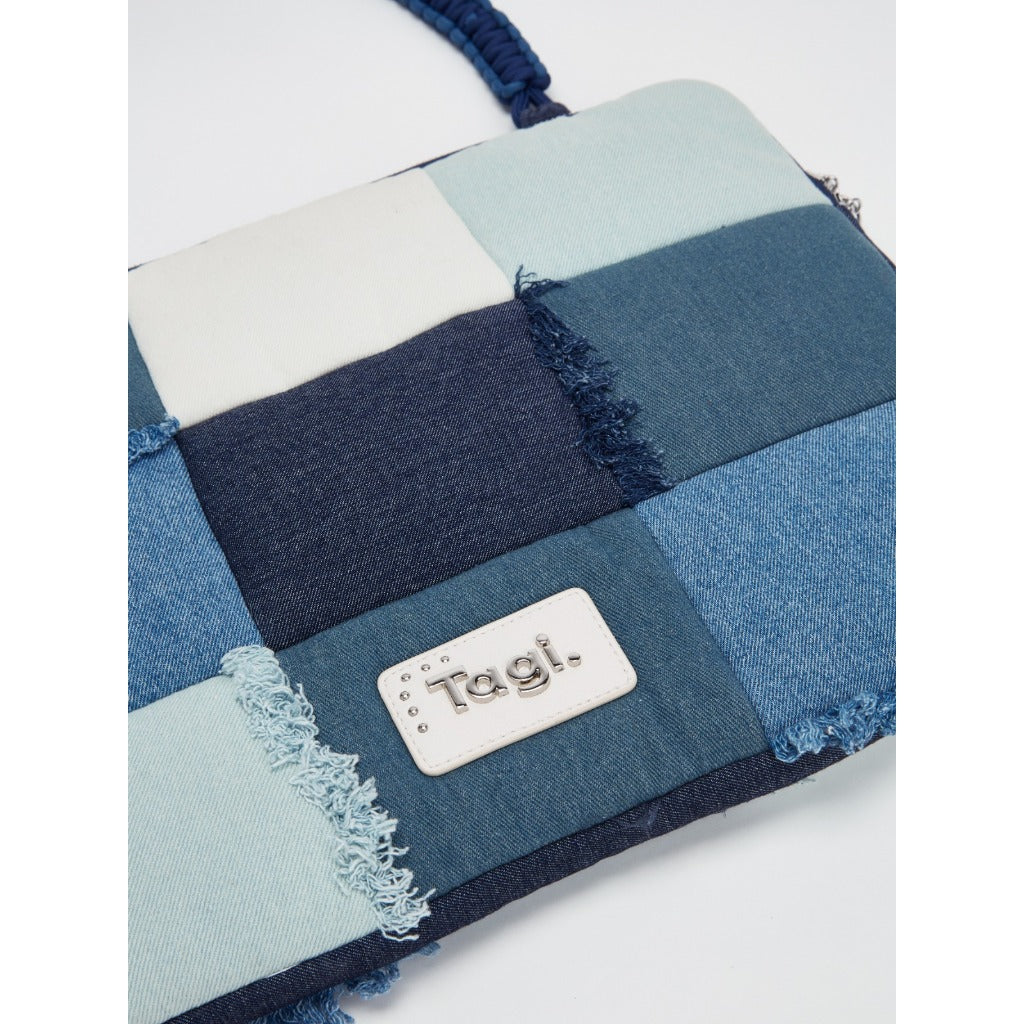 Tagi. Imagine Denim Patchwork Laptop Bag & Tagi. Corduroy Floral Patchwork Laptop Bag