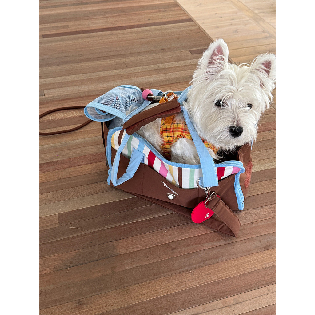 Tagi. Daily Stripe Pet Car Travel Bag