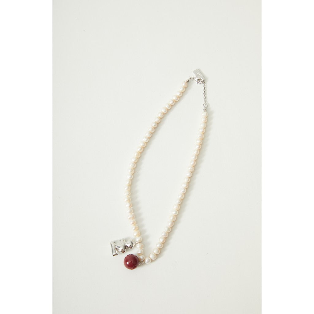 Tagi. Cream Cherry Pearl Necklace