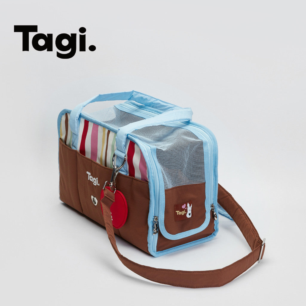 Tagi. Daily Stripe Pet Car Travel Bag