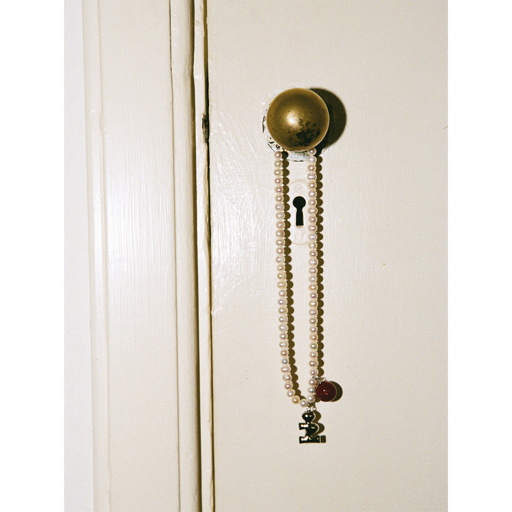 Tagi. Cream Cherry Pearl Necklace
